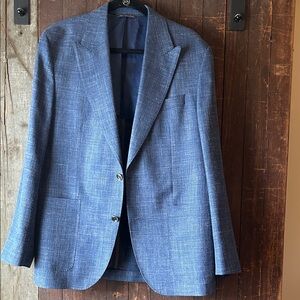 Elegant Blue Men's Blazer